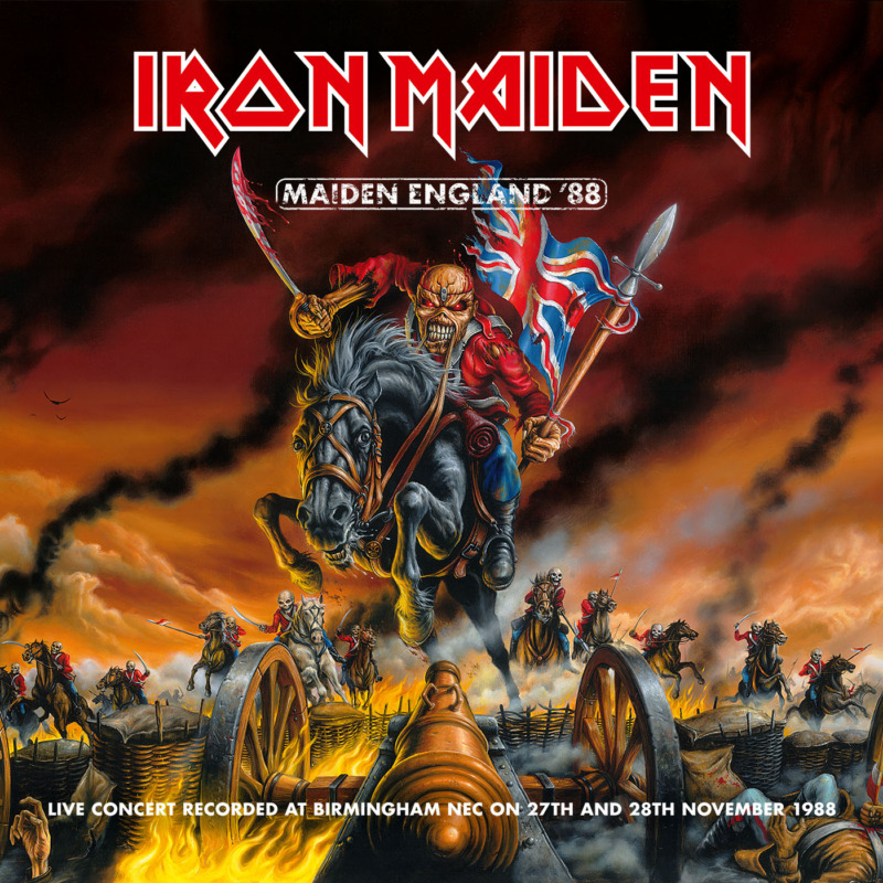 Écusson Iron Maiden - Motif 'Maiden England' - Patch Tissé 100% Polyester - À Coudre Sur Veste, Sac, Etc.